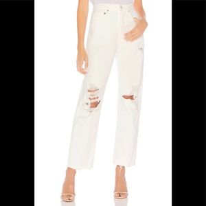 AGOLDE 90s Fit in White Out